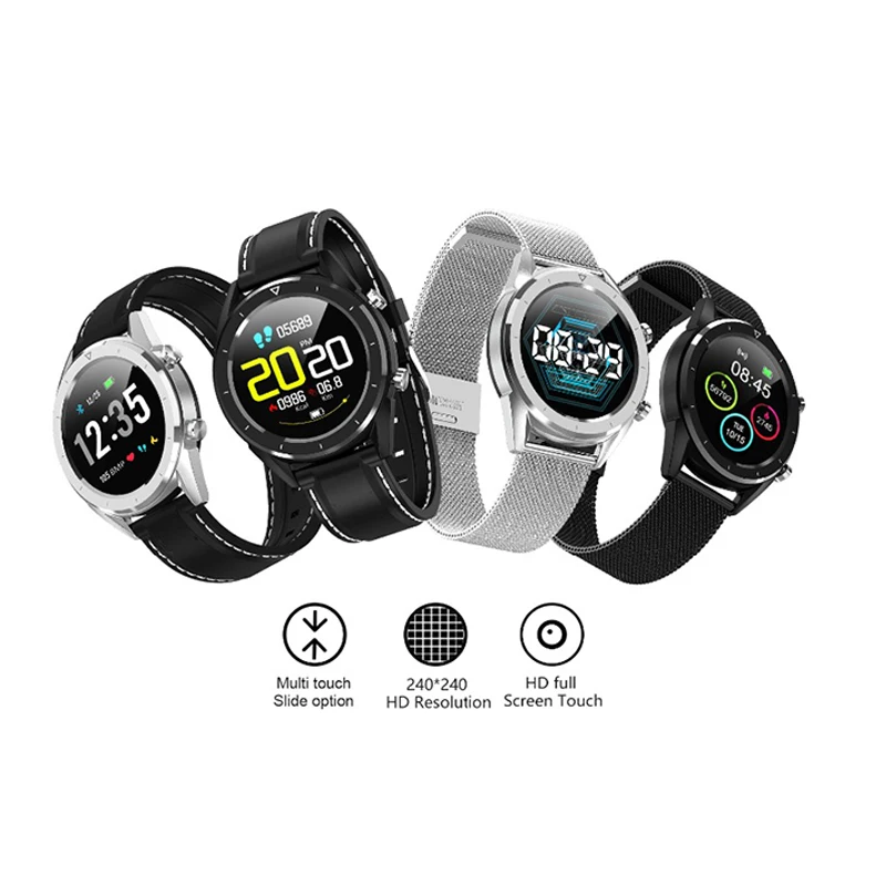 FocuSmart 2019 DT28 Sport Smart Watch IP68 Waterproof Fitness tracker Heart Rate Monitor Smart Watch Band For IOS/Android