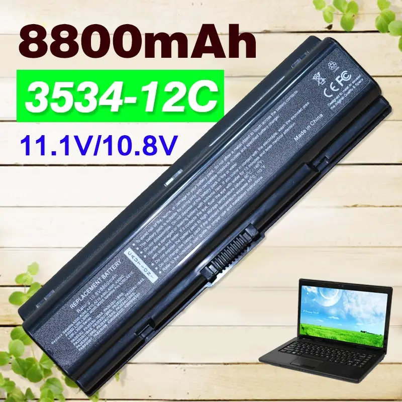 

8800mAh 11.1v PA3534U-1BRS battery For Toshiba PA3533U-1BAS PA3535U-1BAS PABAS099 PA3534U-1BAS for Satellite A200 A205 A210 A215