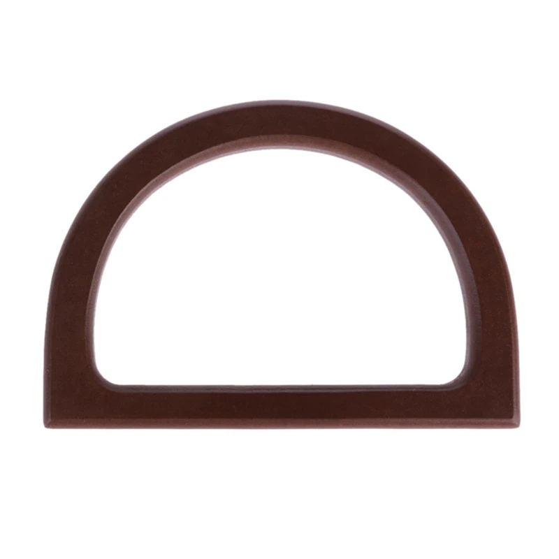 

Handbag Wooden Handle Replacement DIY Handbag Purse Frame Bag Accessories D Shape