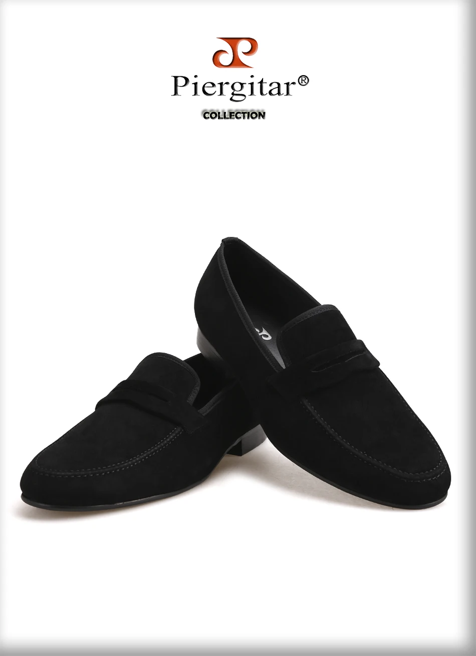 Piergitar/ г.; британский стиль; мужская повседневная бархатная обувь ручной работы; мужские лоферы; вечерние и банкетные мужские туфли на плоской подошве; большие размеры