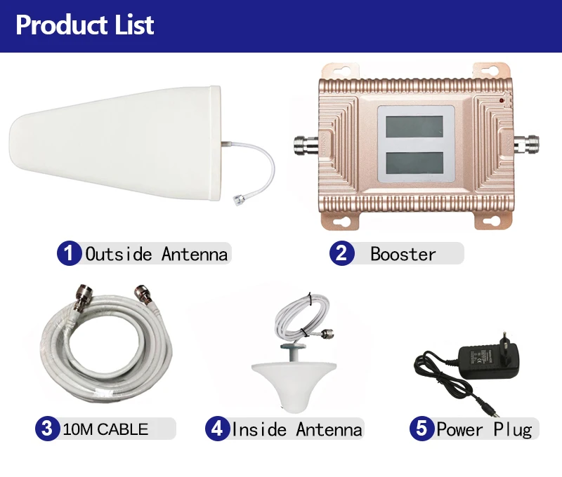 2G 3G cellular signal booster LCD 9002100mhz mobile signal amplifier repeater gsm for 2G 3G calling and date (1)