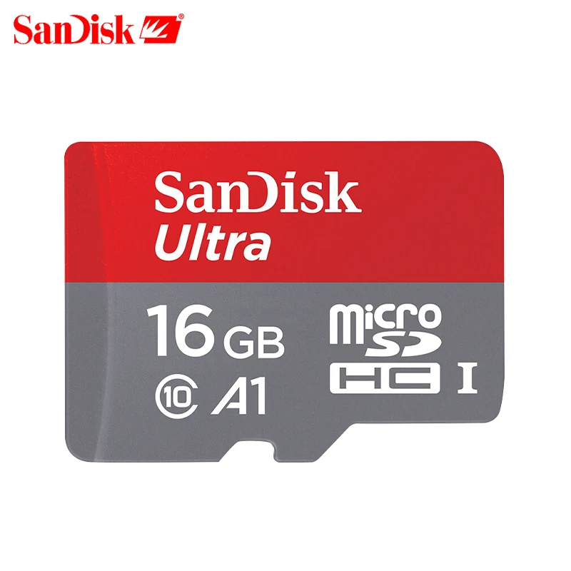 Карта памяти Sandisk Оригинальная карта Micro sd класса 10 16 ГБ 32 64 128 200 256 400 гб TF