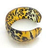 24pcs/pack Leopard Plastic Bangle, Wholesale Fashion Jewelry Bangle, Acrylic Big Bangle 4