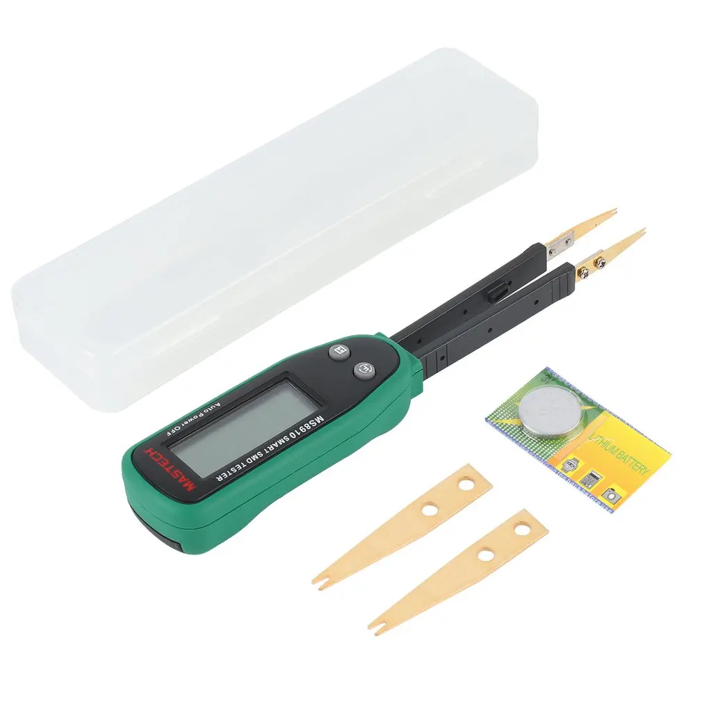 

Smart SMD Tester RC Resistance Capacitance Diode Meter Multimeter LCD display Tweezers Auto Scanning Auto Ranging