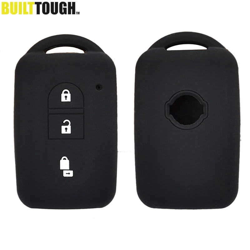 

Silicone Key Case Cover For Nissan Qashqai Micra Juke X-Trail Navara Note Tiida Keyless Fob Shell Skin Keyring Holder Protector