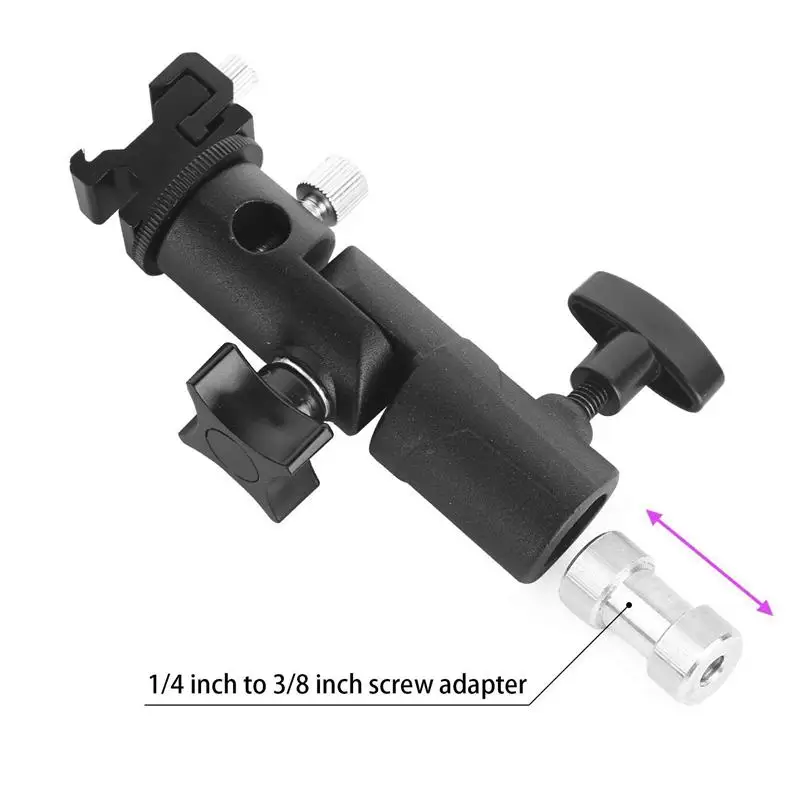  Camera Flash Speedlite MountProfessional Swivel Light Stand Light Bracket Umbrella Bracket Mount Sh