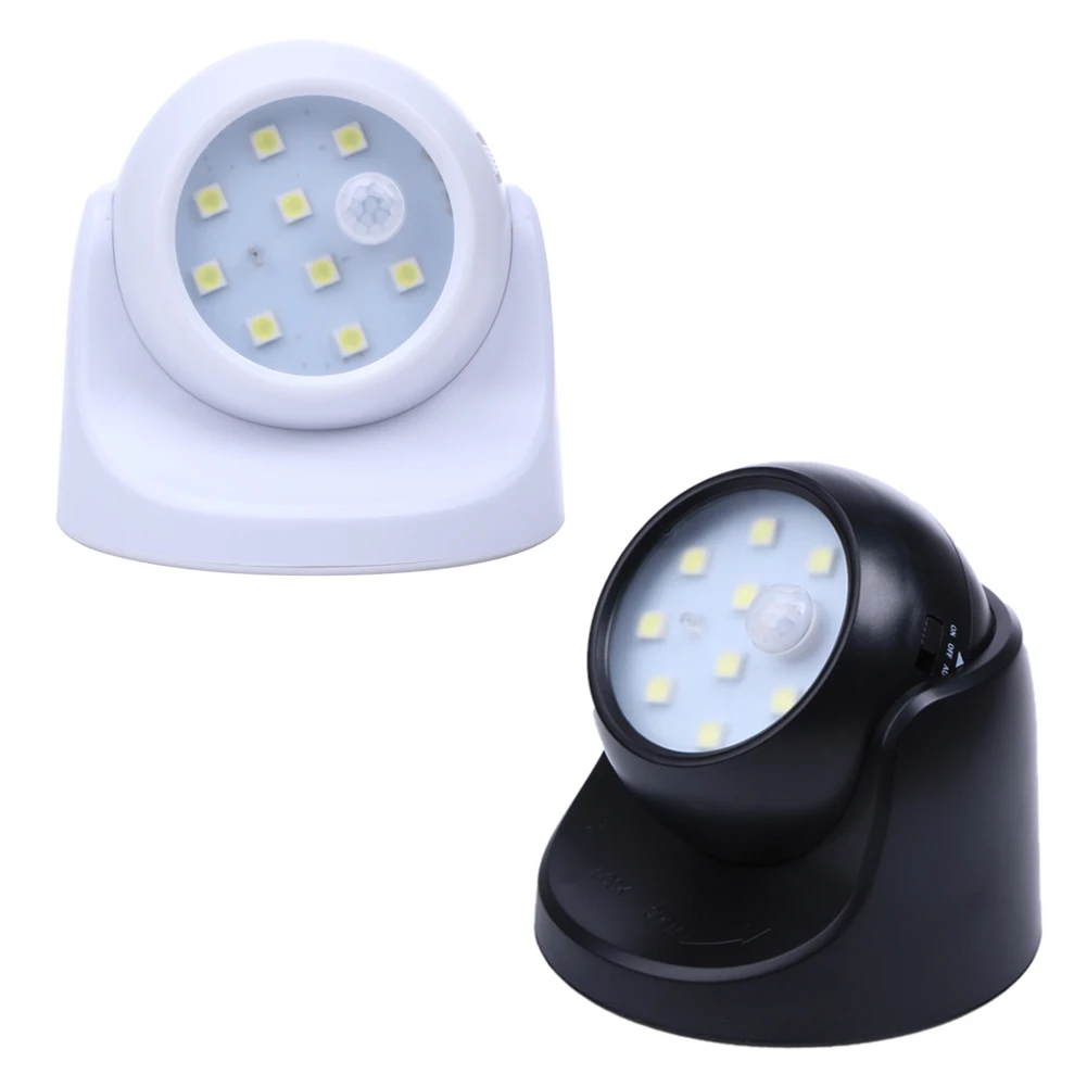 9 LED гостиная спальня фон коридор свет человеческого тела Датчик света