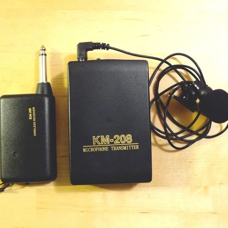 FM سماعات رأس لاسلكية ميكروفون نظام استقبال Lavalier كليب البسيطة المحمولة في الهواء الطلق معلم مرشد سياحي مكبر الصوت