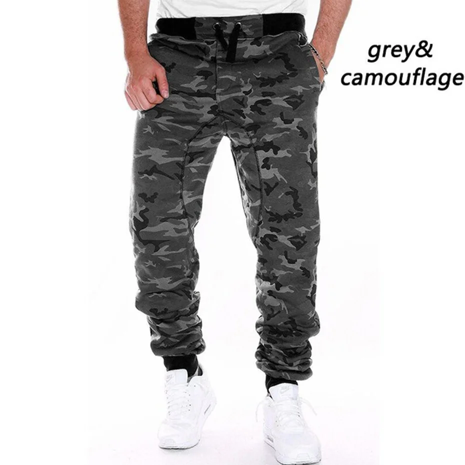 

ZOGAA 2019 Men Spring Autumn Camouflage Pants Sweatpants Trousers Male Casual Fashion Slim Fit Large Size Pants Men