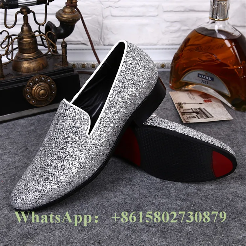 2017Slip-on Твердые Круглого Toe Sapato Chaussure Homme Masculino Zapatillas Суперзвезда Блестки Обувь