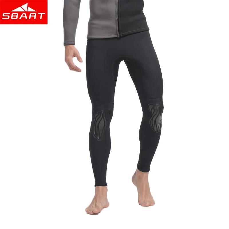 SBART 3MM Neoprene Rash Guards Pants Men Swimming Surfing Diving Sports