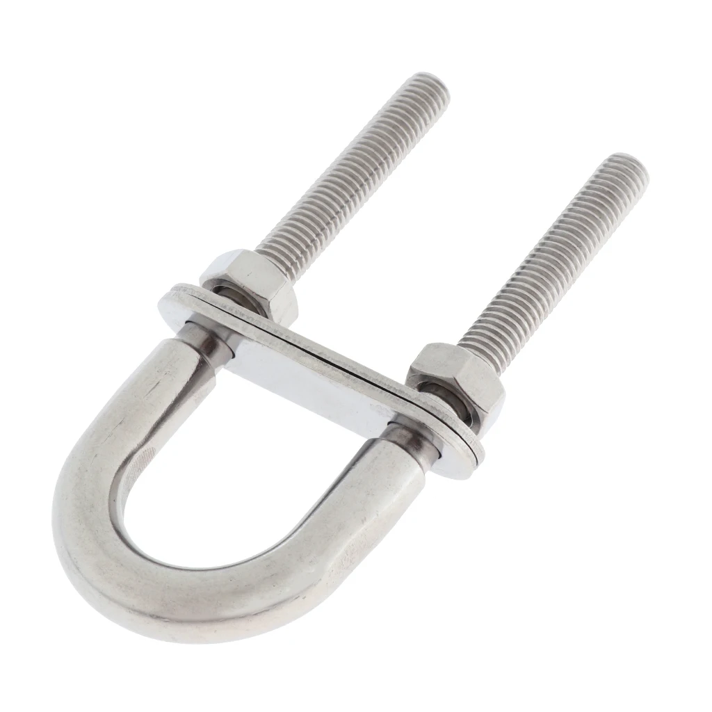304 Stainless Steel Marine Rope Rigging Bow Stern Eye Ubolt Yacht Boat