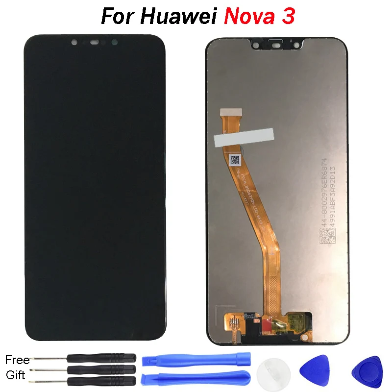 

Original Nova 3 LCD Axisinternational 6.3" For Huawei Nova 3 Screen display PAR-LX1 LCD Display+Touch Digitizer For Nova 3 LCD