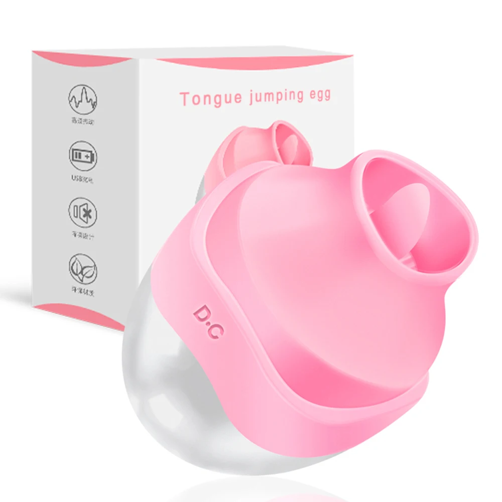 Vibrating Tongue Vibrs G-spot Egg Nipple Sucker Massager Oral Licking Clitoris Stimul Sex Toys for Women_voghion.com