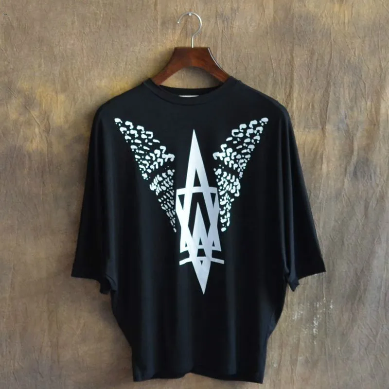 

2017 New Summer Style Large Size Loose Bat Sleeve Tshirt Men Hip Hop T Shirt Men Famous Brand T Shirt Fashion Homme Tee Shirts