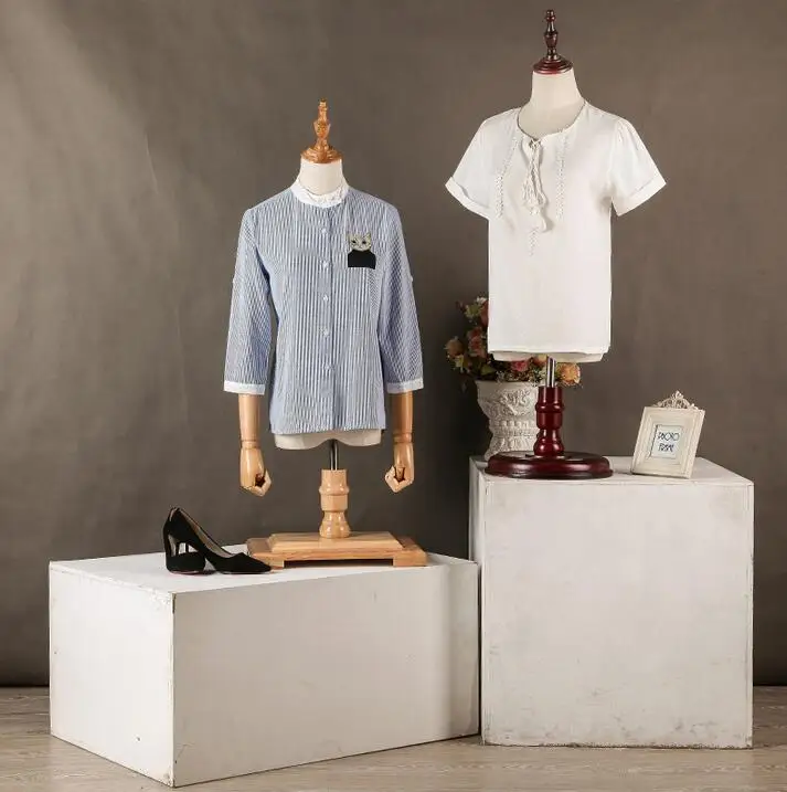 Props female half body mannequin women's clothing display women's
