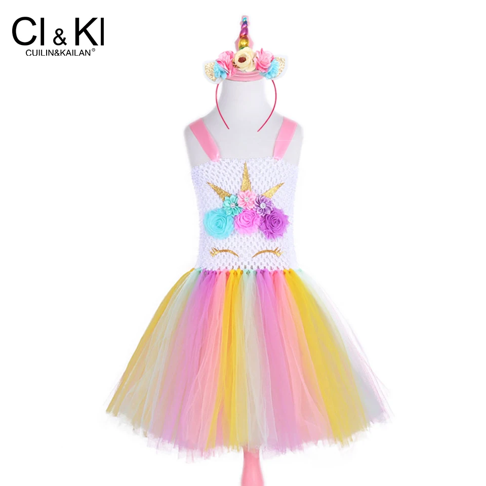 CuilinKailan/платье пачка на Хэллоуин Праздничные Платья с цветочным рисунком для