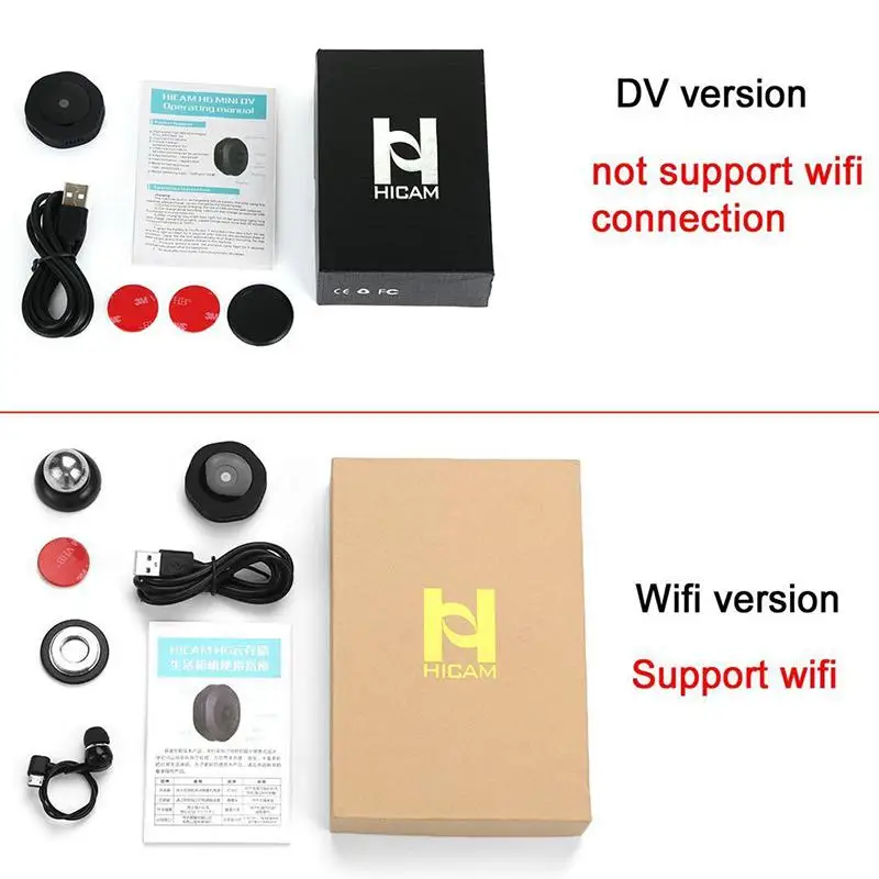 H6 мини-камера Wifi HD 1080 P ИК ночного видения Обнаружение движения микро камера DV DVR рекордер мини видеокамера камера для безопасности cam r20