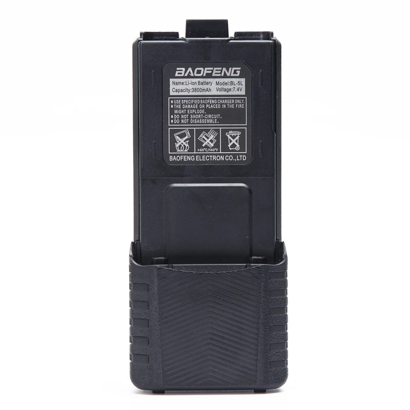 Оригинал BAOFENG UV-5R BL-5L 7,4 V 3800 mAh Li-Ion Батарея для Baofeng Walkie Talkie UV5R УФ 5R серии двухстороннее радио (черный/Камуфляж)