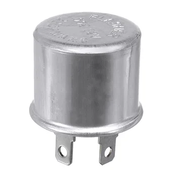

2-PIN Car Alloy Flasher Relay LED Turn Signal Unit Indicators 12V Replacement Accessories