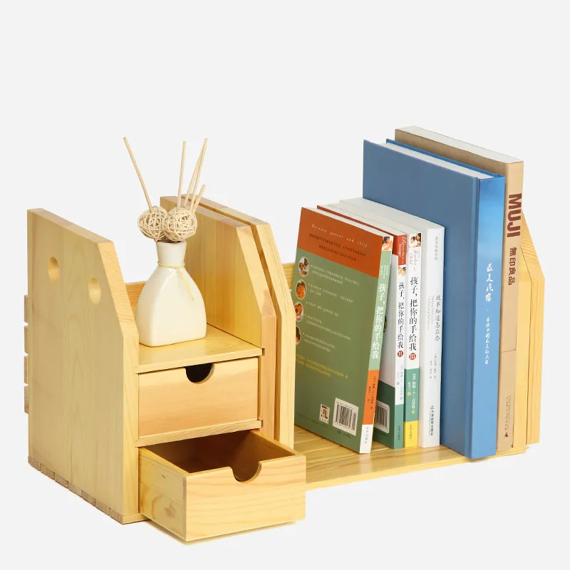 

Creative desk bookshelf learning office bookend racks desktop small bookshelf desk storage rack makeup rack