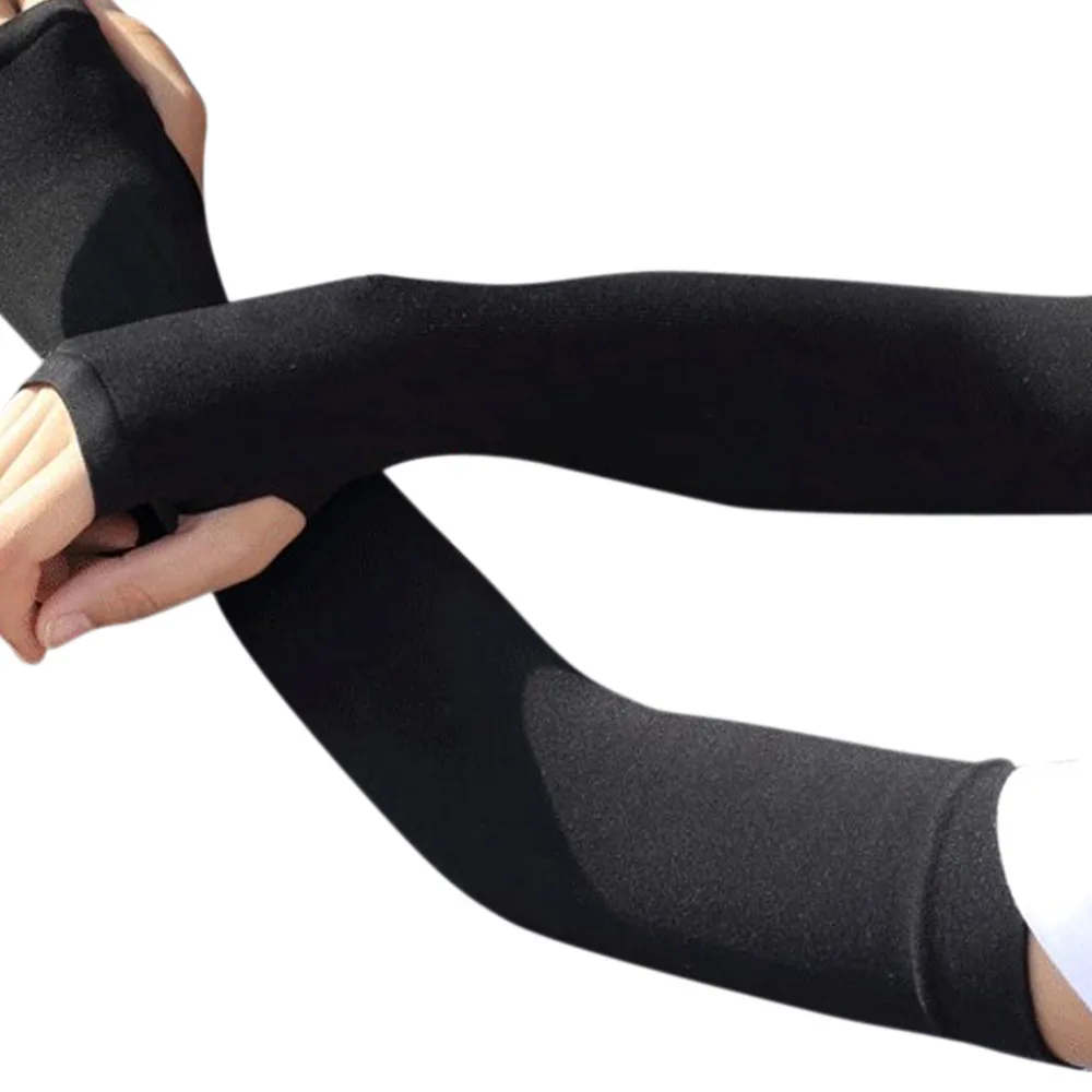 

1Pair Sun Protection Arm Cooling Sleeve Warmers Cuffs UV Protection Mens Sleeves Sport Gloves Sun Protection UV Cover Cycling