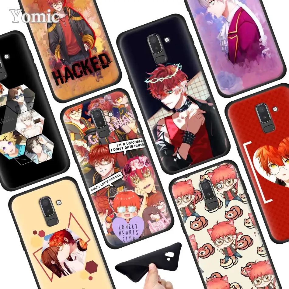 

707 Mystic Messenger Silicone Phone Case for Samsung Galaxy J8 J6 J4 Plus 2018 A50 A70 A80 S10 Plus S10e Case Cover