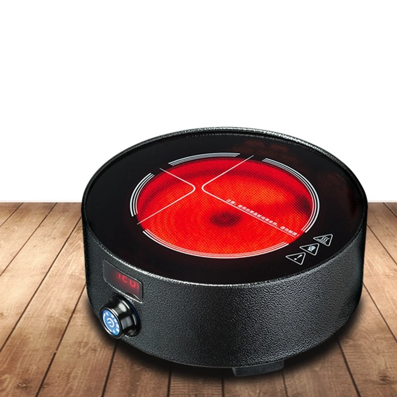 DMWD Mini Electric Cooker Nonradiative Hot Plate Stove For Hotpot Tea Pot Water Heater Boiler Milk Heating Seat 3H Setting 3
