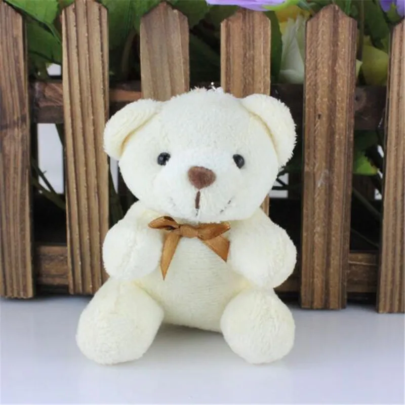 1 шт. плюшевый медведь игрушки Маленькая подвеска Мини милая мягкая игрушка чучела медведей свадебные подарки куклы для детей 8,5 см