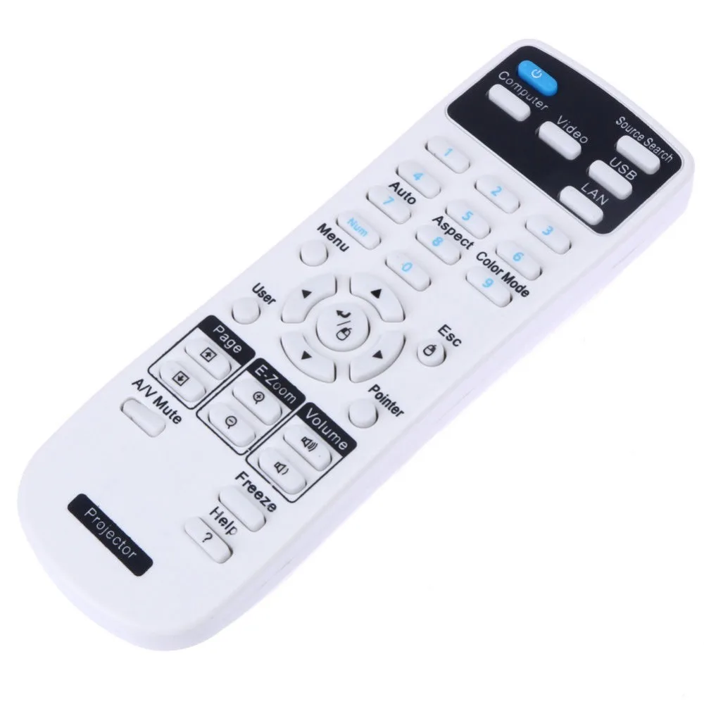 

1599176 Replacement Remote Control for Epson PowerLite 955W/ 955WH/ 965/ 965H/ 97/ 97H/ 98/ 98H/ 99W/ 99WH/ S17/ S27/ W17/ W29