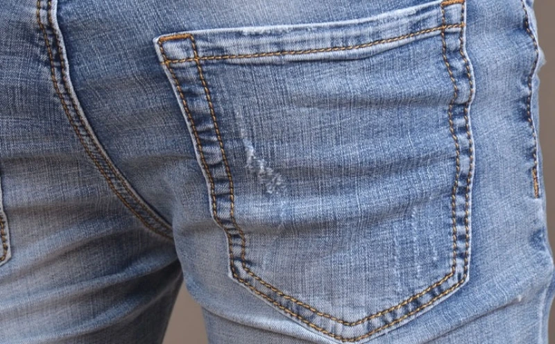 Harajuku дизайн стрейч мужские узкие джинсы цветок животных вышивка повседневное джинсовые узкие брюки высокое качество летние брюки карго