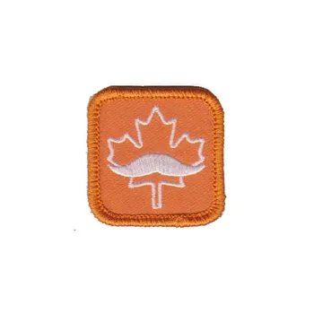 

Canada Embroidery Patches Made by Twill with Merrow and iron on backing welcome customized free shipping