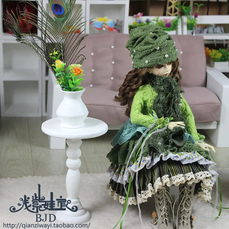 1/4 1/3 шкала BJD платье+ шляпа+ шарф для BJD/SD одежды куклы аксессуары, не включены куклы, обувь, парик и другие аксессуары 18D1597