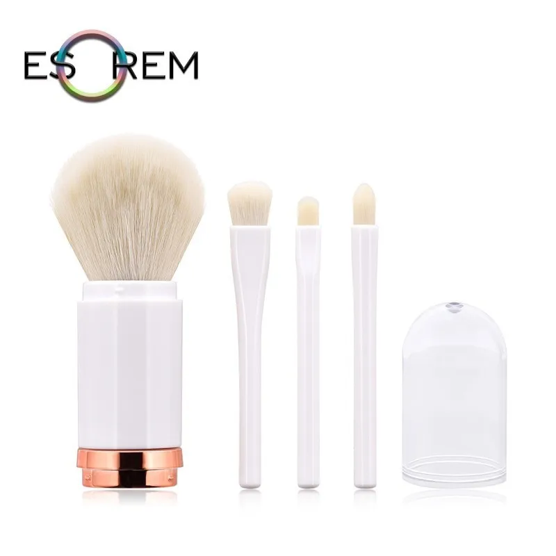 

ESOREM Scalable Dual Makeup Brush Portable Cosmetic Brushes Loose Powder Small Contour Eyeshadow Brush Pincel Maquiagem 070809