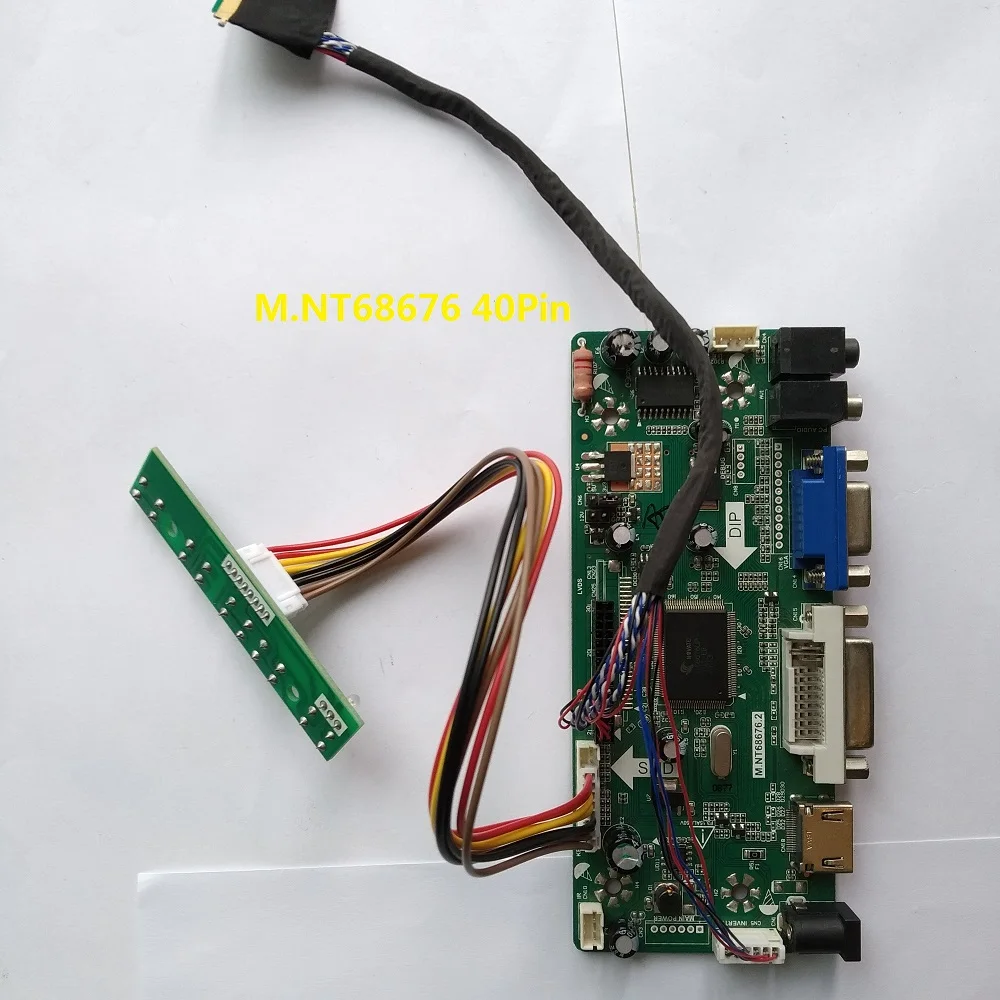 Kit for LTN121W4-L01 VGA DVI Monitor M.N68676 Controller board Panel Screen LED DIY LVDS 40pin 12.1