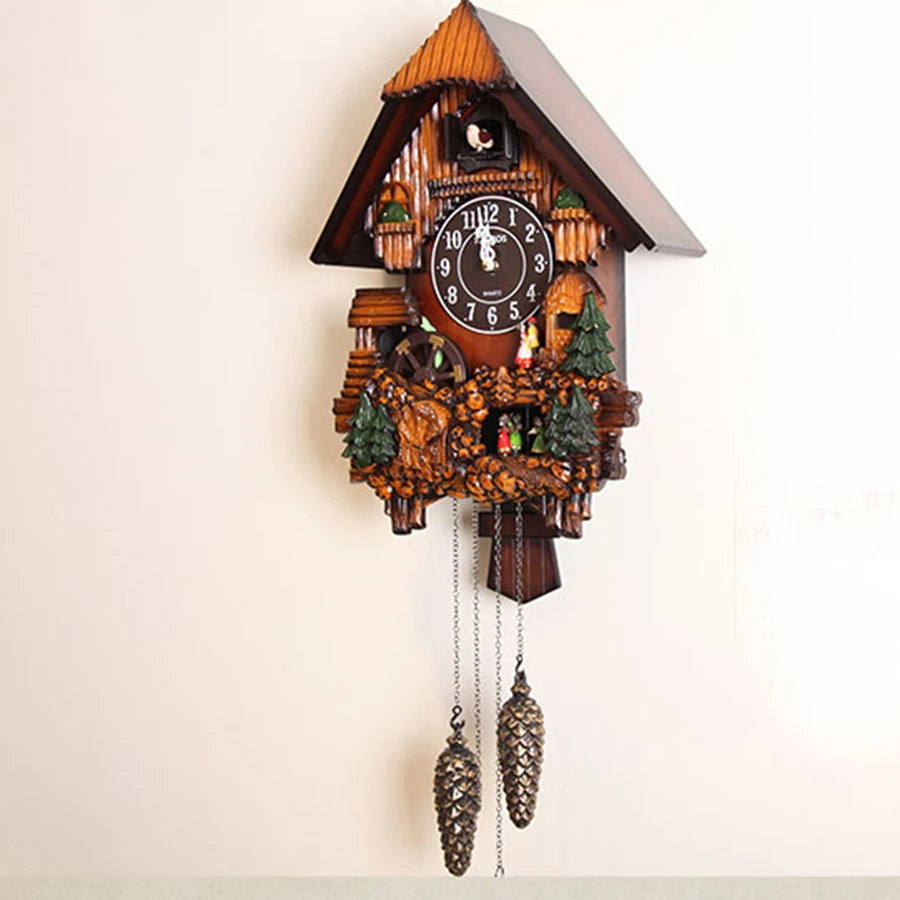 

Big Creative Wall Clock Modern Design Digital Wall Clock Living Room Cuckoo Clocks Reloj Cucu Watch Reloj Pared Time Tool 50C378