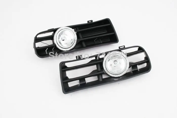 

Bumper Grille Front Fog Light Kit With LED Surround For Volkswagen For VW Golf MK4