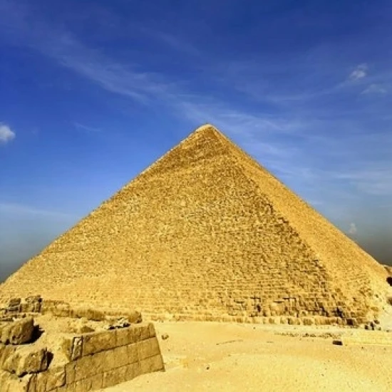 Great Pyramid of Giza  Khufu  Cheops  Cairo  Egypt Poster Print by Adam Jones (12 x 17)