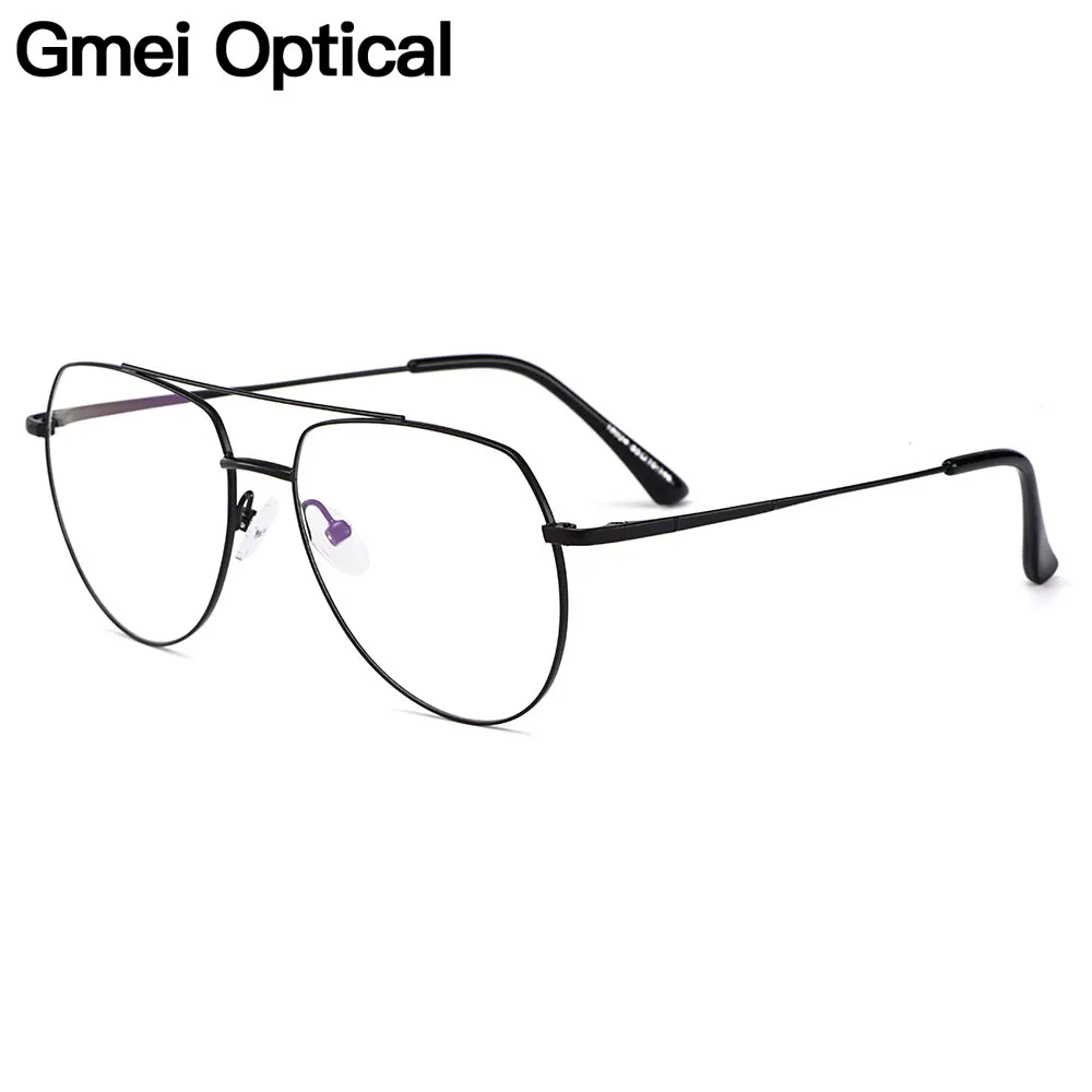 

Gmei Optical Designer Pilot Retro Full Rim Titanium Alloy Men Glasses Frame For Myopia Reading Prescription Eyeglasses M18024