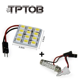

TPTOB 10 PCS W5W T10 C3W C5W C10W BA9S festoon LED COB car interior Panel map lights reading Bulb dome Vehicle Vanity Mirror Lam