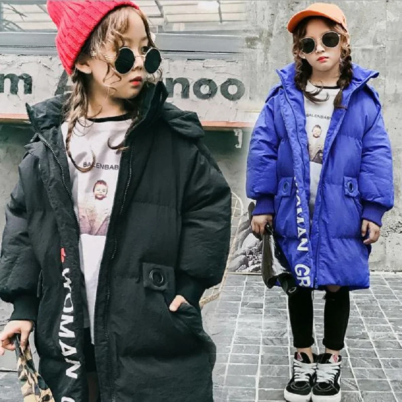 

New winter children's down jacket baby boy and girl down jacket kids outerwear parkas fit for height 110cm to 160cm 1014