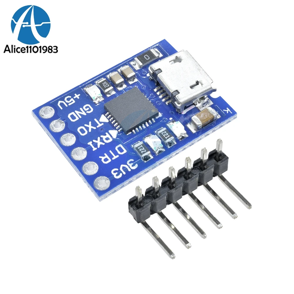 

CJMCU CP2102 MICRO USB to UART TTL Board Module 6 Pin Serial Converter Uart STC Replace FT232 For Arduino Diy Electronic Diy Kit