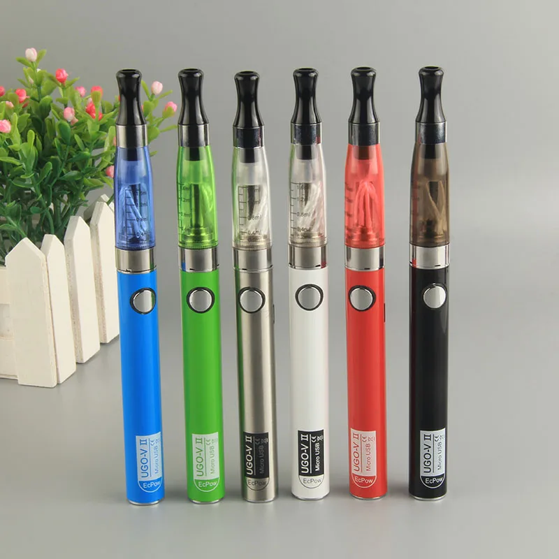 100PCS New ugo v II e Cigarette CE4 Kit 1.6ml Atomizer 650