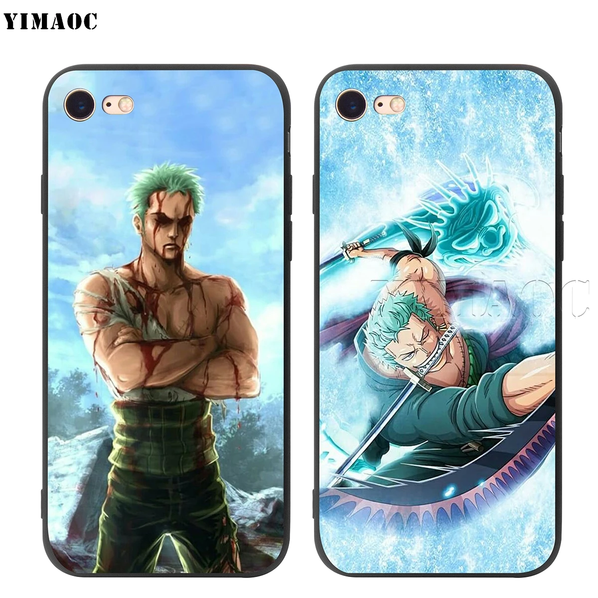 YIMAOC Цельный силиконовый мягкий чехол Roronoa Zoro для iPhone 11 Pro XS Max XR X 8 7 6 6S Plus 5 5S SE