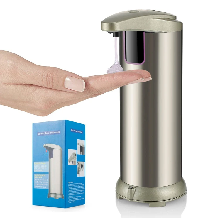 bathroom accessories stainless steel automatic soap dispenser