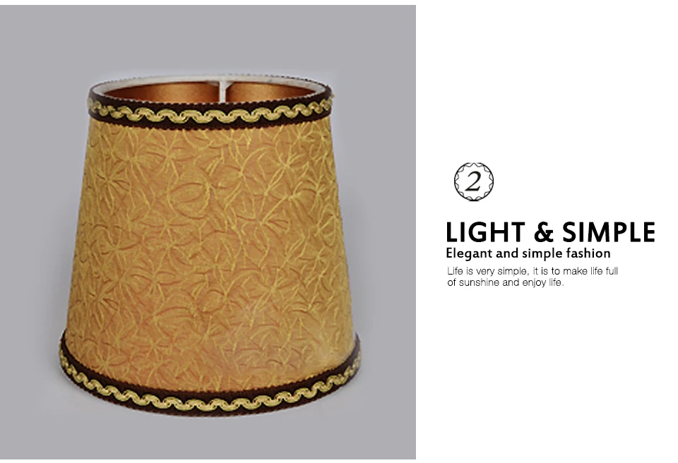 Современный простой тканевый абажур, настенный светильник в скандинавском стиле, абажур для настольной лампы, абажур для лампы E14, Цоколь для домашнего декора