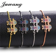 JUWANG корейский модный простой металлический амулетный браслет для девушек для женщин и мужчин ювелирные изделия Летний стиль пляж новое поступление