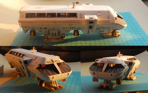 

2001 Roaming Space Moon Bus Complete Version of --3D Paper Model DIY