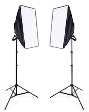 Photo Studio 8 LED 24w Softbox Kit Photographic Lighting Kit