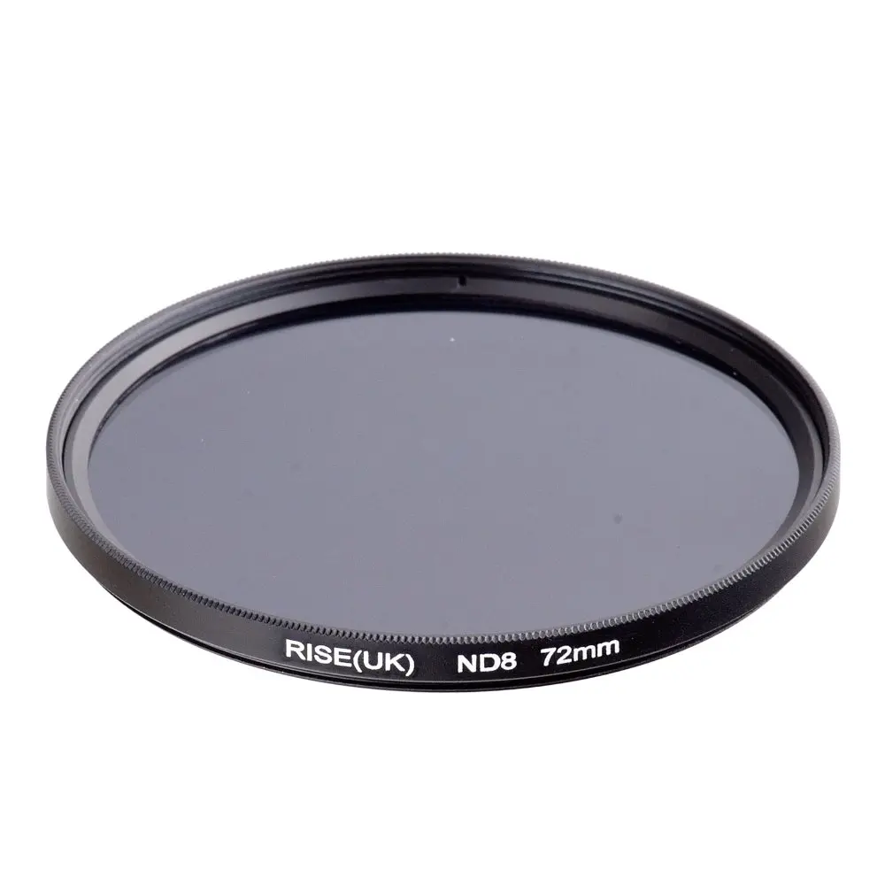 RISE(UK) 72MM 72mm Neutral Density ND8 filter for ALL Camera 72mm lens